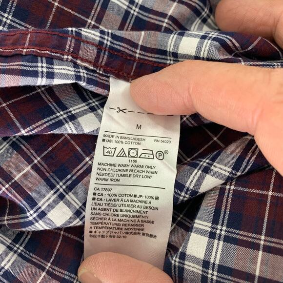 Banana Republic Long Sleeve Button Down Casual Shirt Size M - Picture 7 of 7